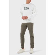 Calvin Klein Slim Fit Normal Bel Düz Paça Pantolon LV04LB610GPAY Erkek Pantolon LV04LB610G Pay