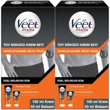 Erkekler Için Özel Bölgeler Tüy Dökücü Krem Seti 2'li 150 ml