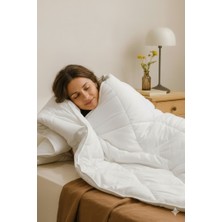 Mions Havena Dolgun Microfiber Yorgan - Beyaz