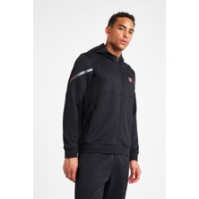 Lescon Erkek Fermuarlı Kapüşonlu Sweatshirt 25N-1128