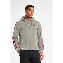 Lescon Erkek Fermuarlı Kapüşonlu Sweatshirt 25N-1130