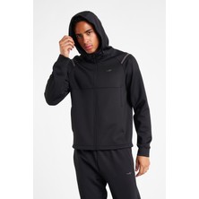 Lescon Erkek Fermuarlı Kapüşonlu Sweatshirt 25N-1163