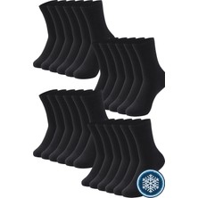 Hrnzafer Tekstil 24'lü Erkek Pamuklu Içi Havlu Sıcak Tutan Kışlık Uzun Çorap