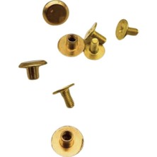 Angel Çanta Aksesuar Vidalı Trok Rivet Light Gold Renk 4 Adet