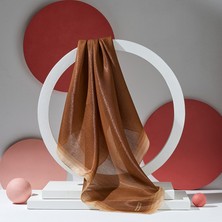 Çizgili Kehribar Eşarp