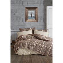 Çeyiz Diyarı Rian Tek Kişilik Nevresim Takımı Kahverengi