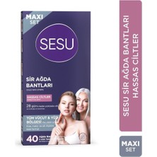 Hassas Ciltler Için 40 Adet Ağda Bandı, Pürüzsüz ve Konforlu Deneyim Sağlar