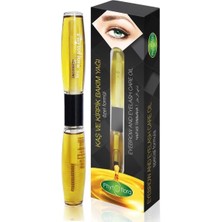 Doğal Kaş ve Kirpik Bakım Yağı, 10+10ML, Güçlendirici ve Parlaklık Sağlayan Formül