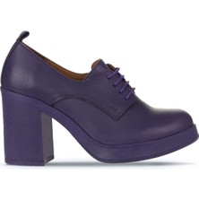 Bueno Shoes Lila Deri Kadın Topuklu Ayakkabı 01WZ3200 01WZ3200