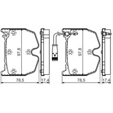 Bosch 0986494364 Fren Balatası On Mercedes C219 W211 W220 W221 R230 A0034207120