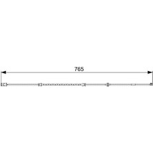 Bosch 1987473018 Ön Fren Balata Fişi Ikaz Kablosu Astra G 99-05 Zafıra 99-05 768MM 6235674-13153473-9195064