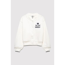 Mavi M Logo Patchli Ekru Bomber Ceket 7S10086-70057
