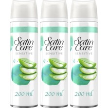 Hassas Ciltler Için Tıraş Jeli, 200ML, Paket 3 Adet