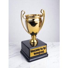 Lili Hediyelik Dünyanın En Iyi Hemşiresi Baskılı Ödül Kupası 23 cm Hemşireye Hediyelik Eşya