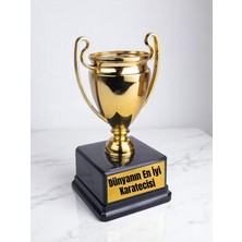 Lili Hediyelik Dünyanın En Iyi Karatecisi Baskılı Ödül Kupası 23 cm Karateciye Hediyelik Eşya