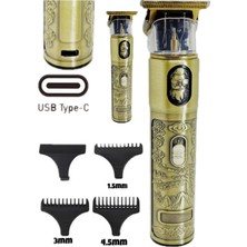 Dijital Göstergeli, Şarjlı, Çok Fonksiyonlu Tüy ve Sakal Bakım Cihazı