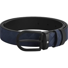 Montblanc Nal Tokalı 35 mm Çift Taraflı Deri Kemer 220023