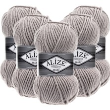 Alize Süperlana Maxi Yünlü Örgü Iplği/kalın Chunky Iplik/el Örgü İPI/ 652 Duman