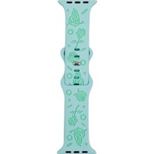 Nettech Apple Watch Seri 40/38 mm Uyumlu Desenli Silikon Kordon