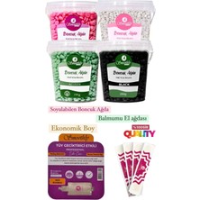 4'lü Boncuk ve Spatula Seti, 250G ve 1000G Seçenekleri