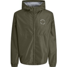Jack & Jones Jorbıllyburg Light Hood Jacket – Kapüşonlu Hafif Suya Dayanıklı Erkek Mont, Günlük Şık Kullanım