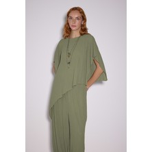 Babokah Transparan Panço 2'li Bluz