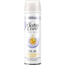 Kuru Ciltler Için 200 ml Tıraş Jeli, E Vitamini ile Pürüzsüz Bakım