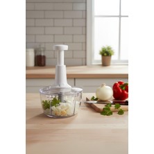 Depa Basmali El Rondosu Sebze Meyve Doğrayıcı 2,5 Lt 2 Parça