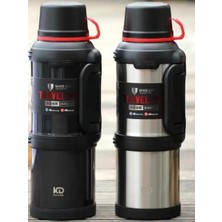 Vacuum 4 Litre Aile Boy Paslanmaz Çelik Issi Termos Karışık Renk