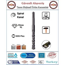 Gross AVM Sds Plus Beton Matkap Ucu - Elmas Uçlu - 7x160mm