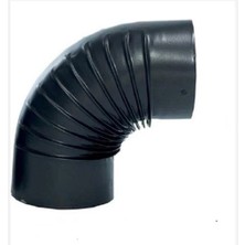 Siyah Dirsek Kapusuzlar Siyah Soba Dirseği 0.40MM