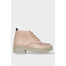 Liger Kauçuk Yüksek Taban Kadın Bot Bej