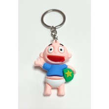 Zero Msa-Shop Bebek Silikon Anahtarlık-Krem