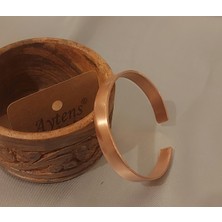 Minimal Tasarım Saf Bakır Bileklik