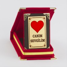 Zero Sepetim Canım Sevgilim Plaketi-Kırmızı