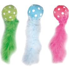 Karlie Karlıe Kuyruklu Peluş Top 14X4CM Karışık Renkli Sptgl