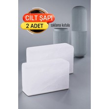 Iki Adet Blok Kantaşı Cilt Şapı Saklama Kutusu Seti