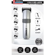 Gri Renkli Çok Fonksiyonlu Şarjlı Vücut ve Yüz Tıraş Seti