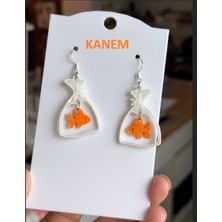 Kanem3D Jopan Balığı Küpeler