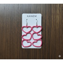 Kanem3D Kalpli Uzun Küpeler