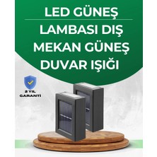 Şeffaf Abajurlu Duvar Tipi Solar Işık