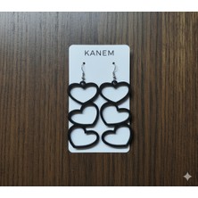 Kanem3D Kalpli Uzun Küpeler