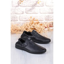 Mehmet Mete 42612 Lastikli Comfort Rahat Esnek Hakiki Deri Erkek Ayakkabı