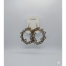 Kanem3D Kalpli Halka Küpeler