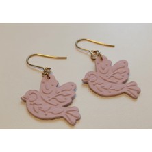 Kanem3D Kuş Küpeler