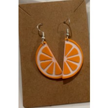 Kanem3D Portakal Küpeler