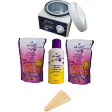 Soyulabilir Ağda Seti, Makine, Granül Boncuk ve Ağda Yağı ile Kolay Kullanım