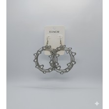 Kanem3D Kalpli Halka Küpeler