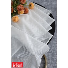 Brillant Keten Cera 1/3 Sık Pileli Ütü Istemez Kırışmaz Yeni Sezon Salon Oda Tül Perdesi