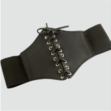 Zero Ds-Derin Örgülü Çıtçıtlı Lastikli Kemer-Siyah